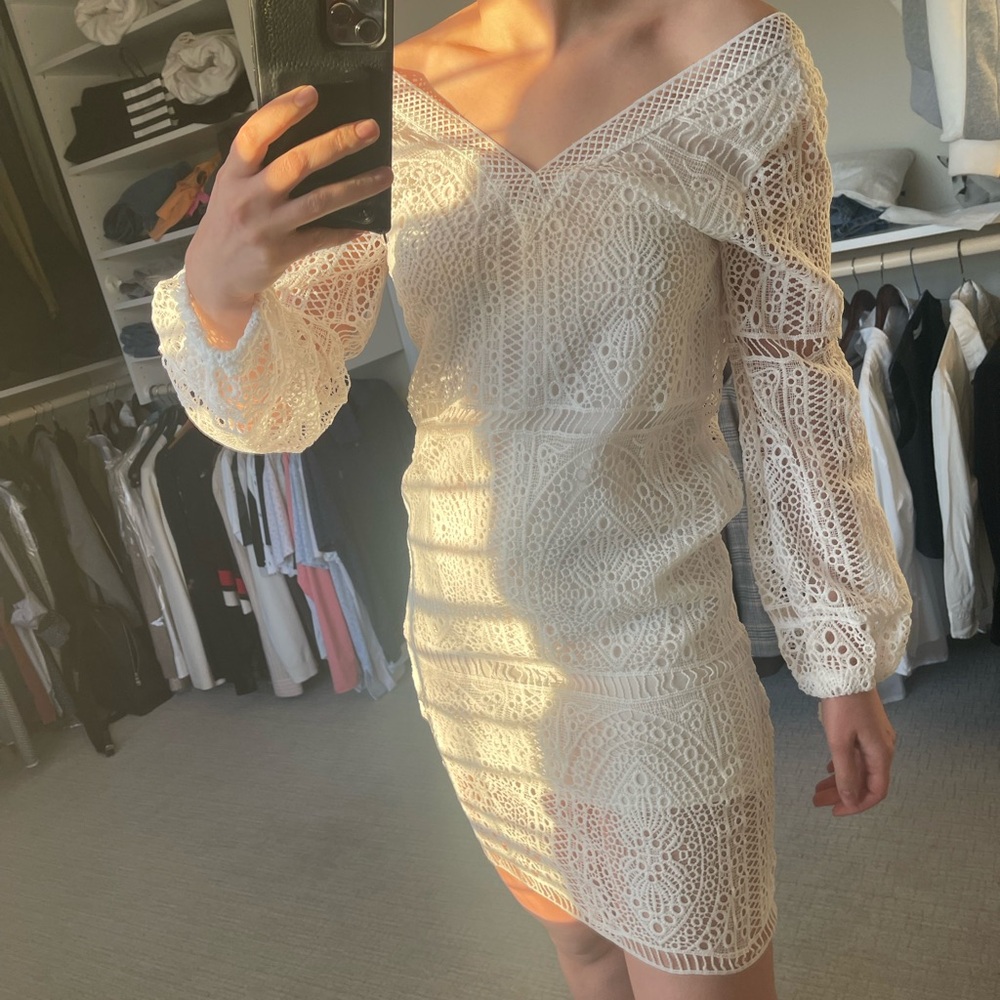 Brand new white dress ( or coverup) S